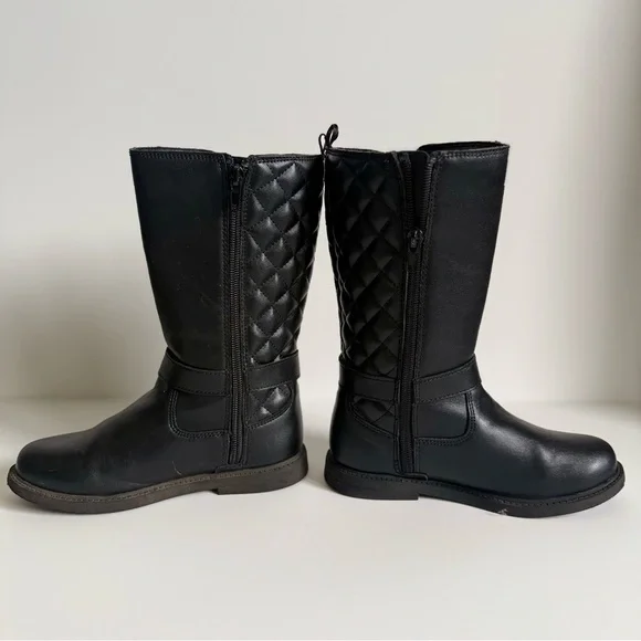 Girls Black Riding Boots - Picture 5 of 9